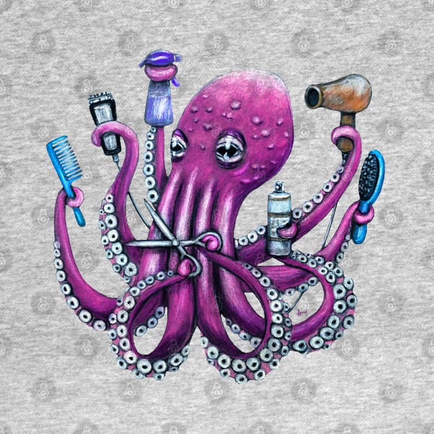 "OctoStylist" - OctoKick collection by GardenPartyArt